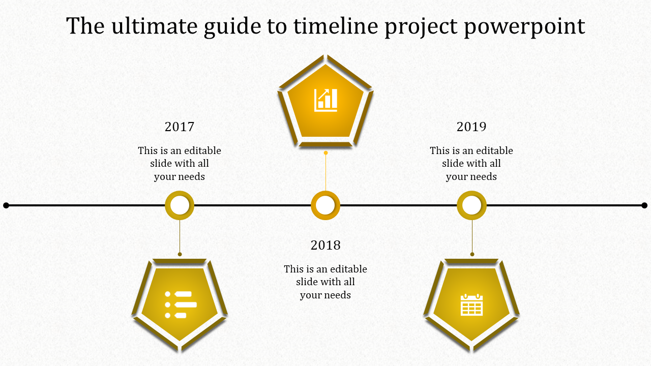 timeline project powerpoint-3-yellow